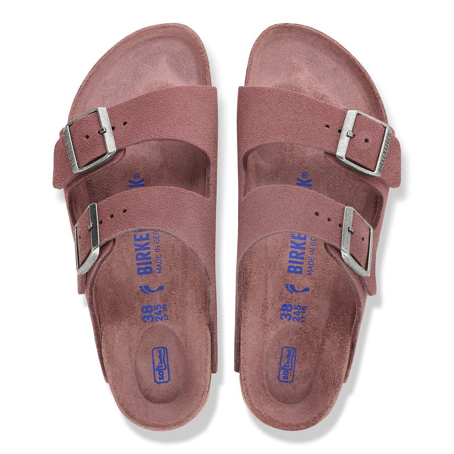 Arizona Soft Footbed Suede Leather - Pepper