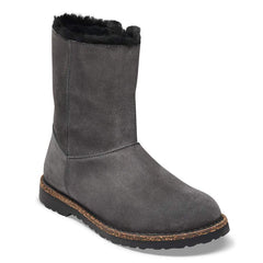 Uppsala Zip Shearling Suede Leather - Charcoal