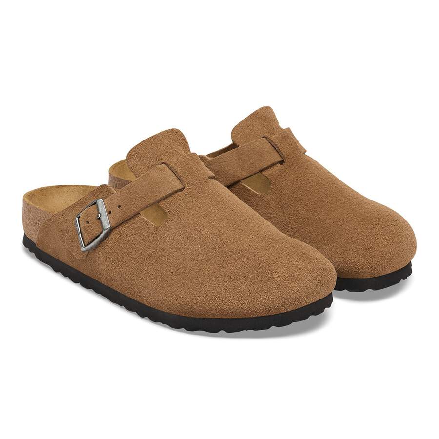 Boston Suede Leather - Dark Tea