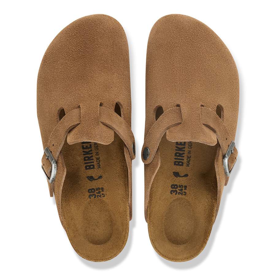 Boston Suede Leather - Dark Tea
