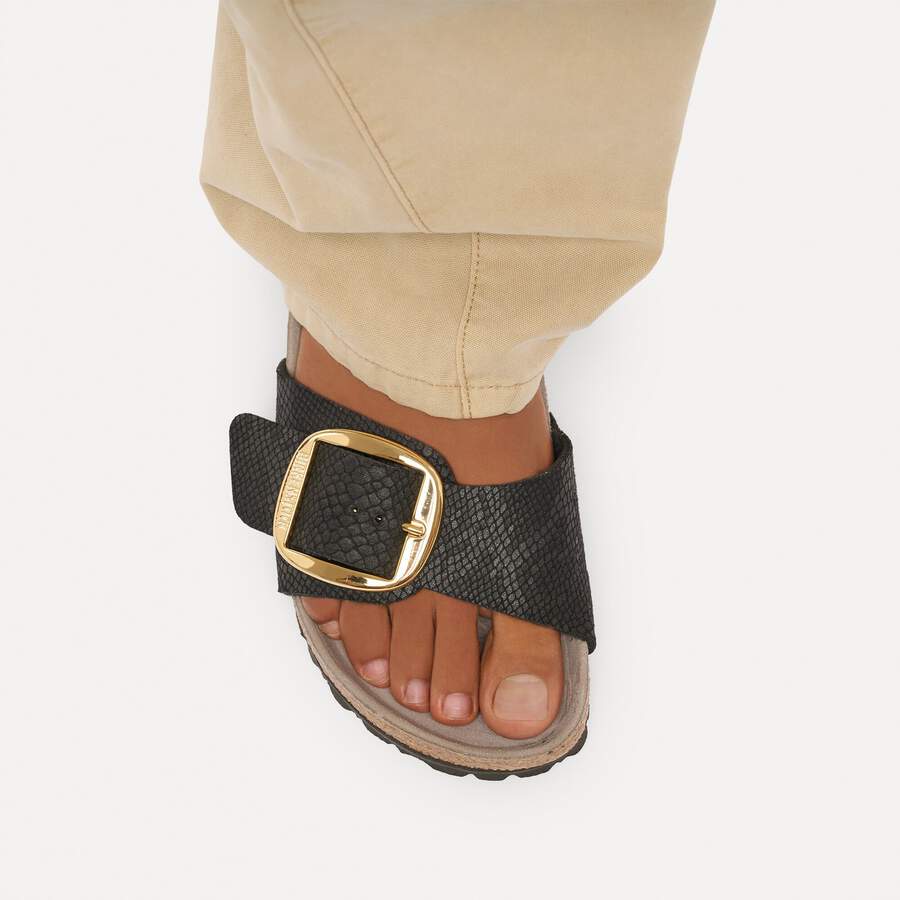 Madrid Big Buckle Synthetik - Python Black