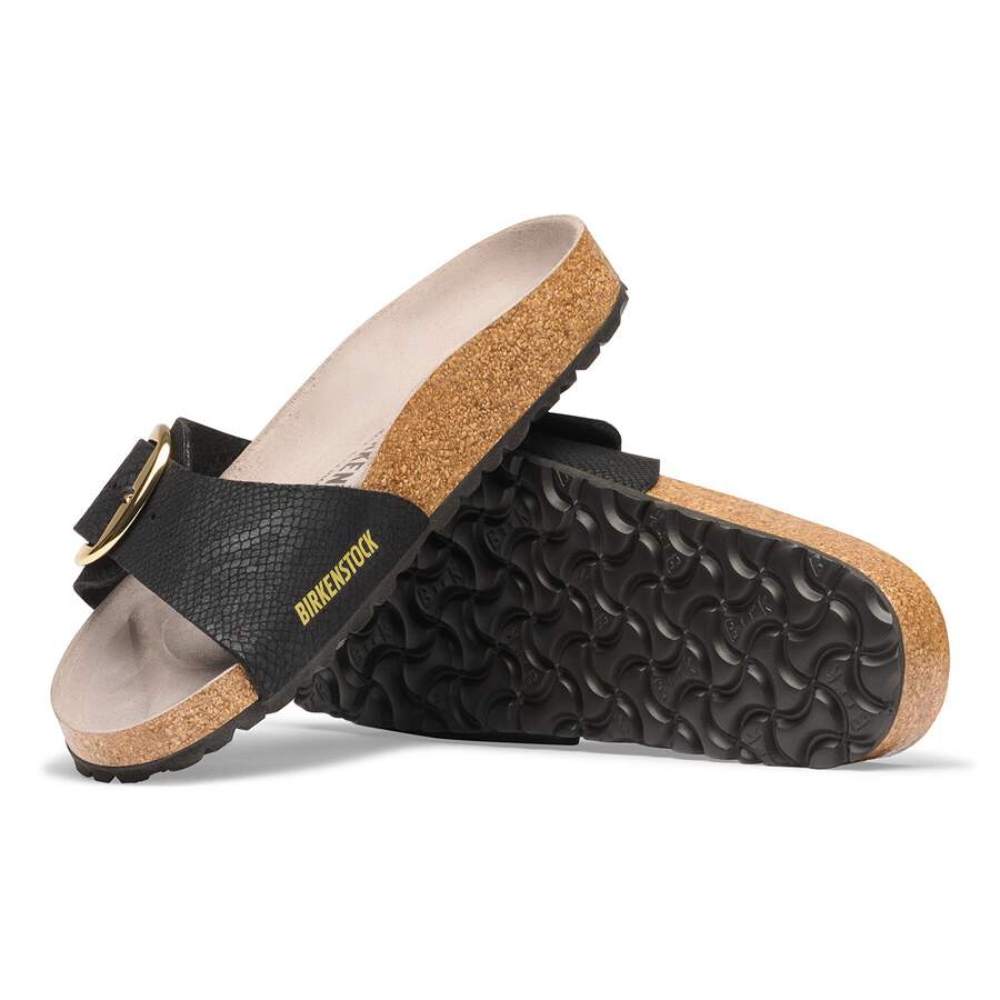 Madrid Big Buckle Synthetik - Python Black