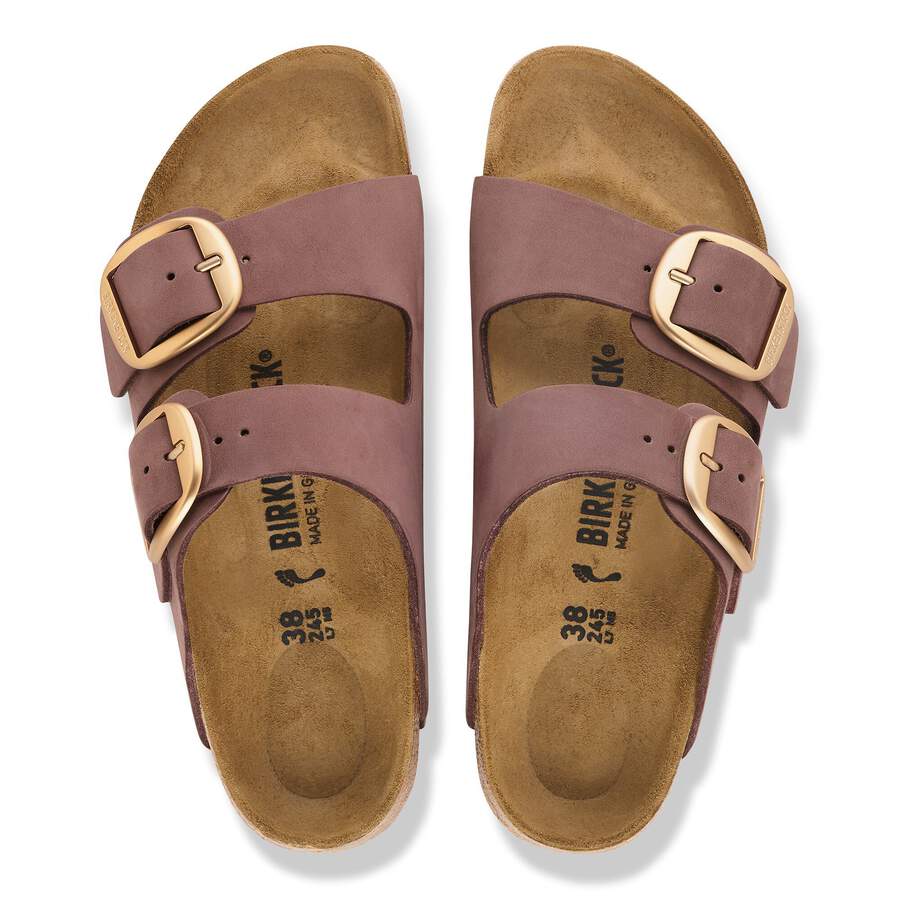 Arizona Big Buckle Nubuck Leather - Pepper