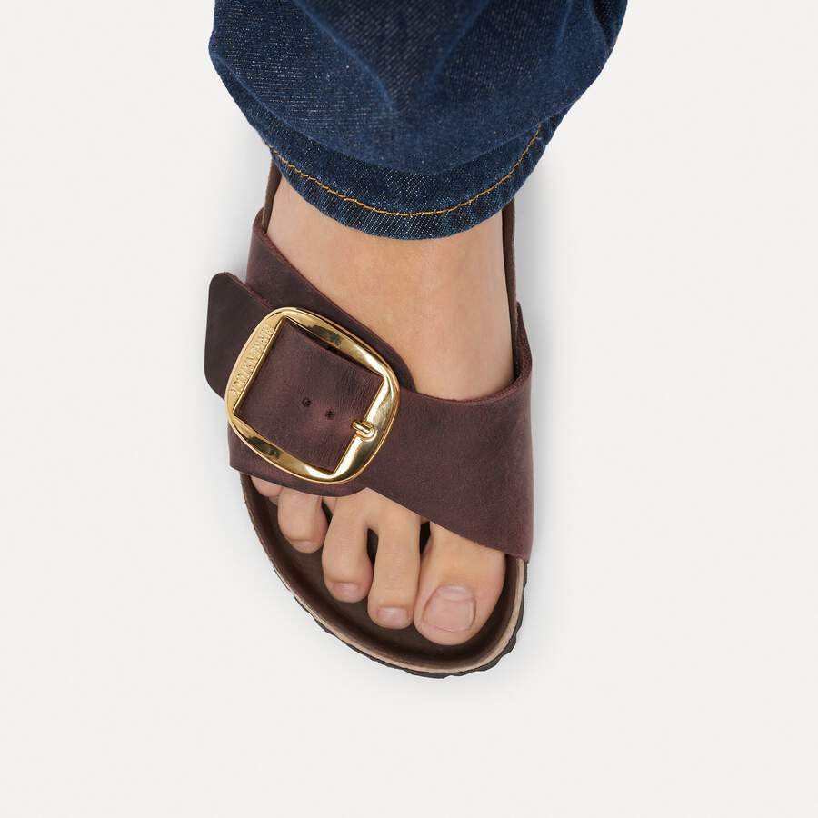 Madrid Big Buckle Natural Leather Oiled - Habana