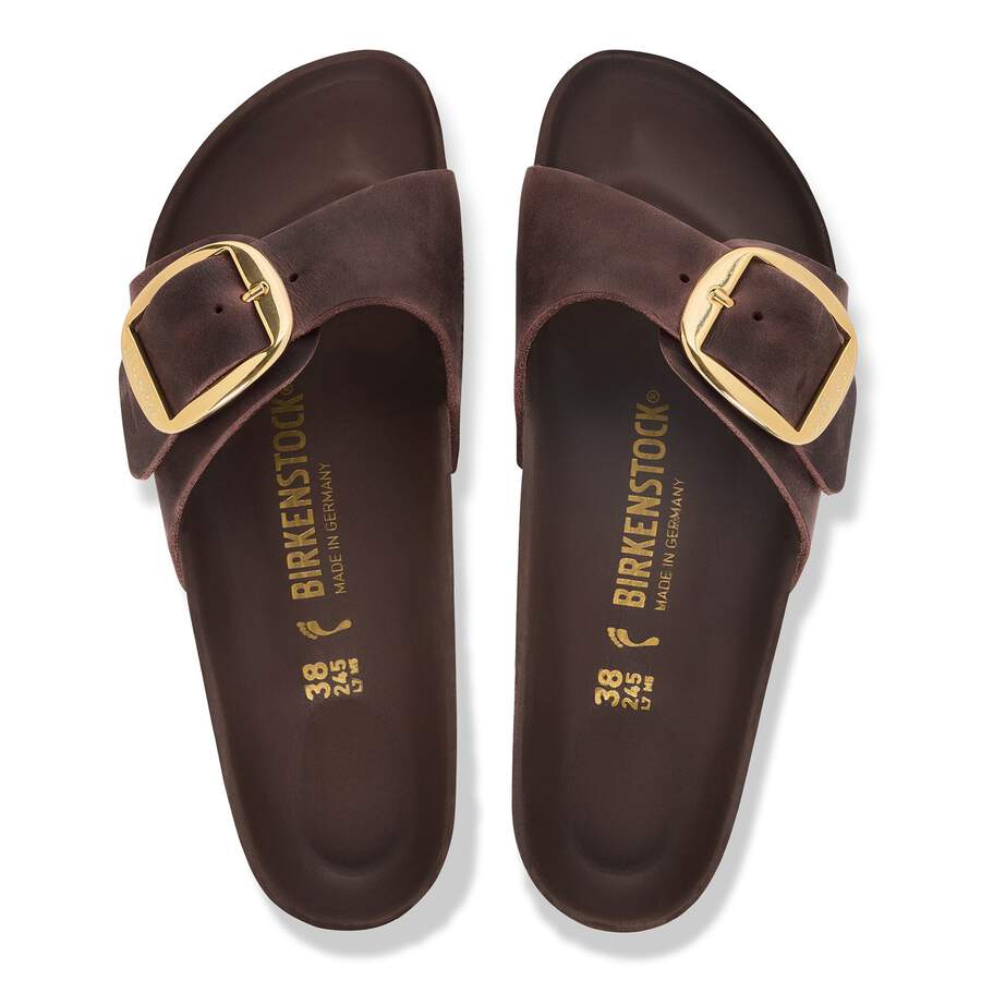 Madrid Big Buckle Natural Leather Oiled - Habana