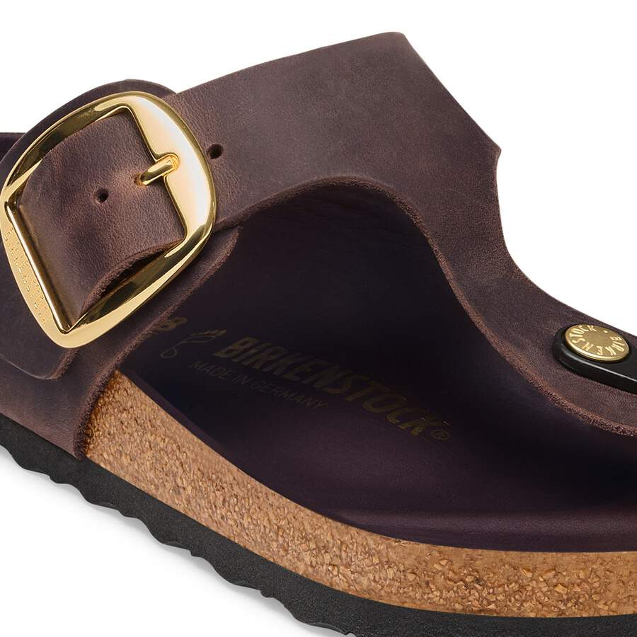 Gizeh Big Buckle Natural Leather Oiled - Habana