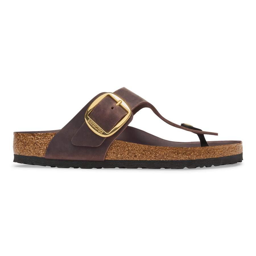 Gizeh Big Buckle Natural Leather Oiled - Habana