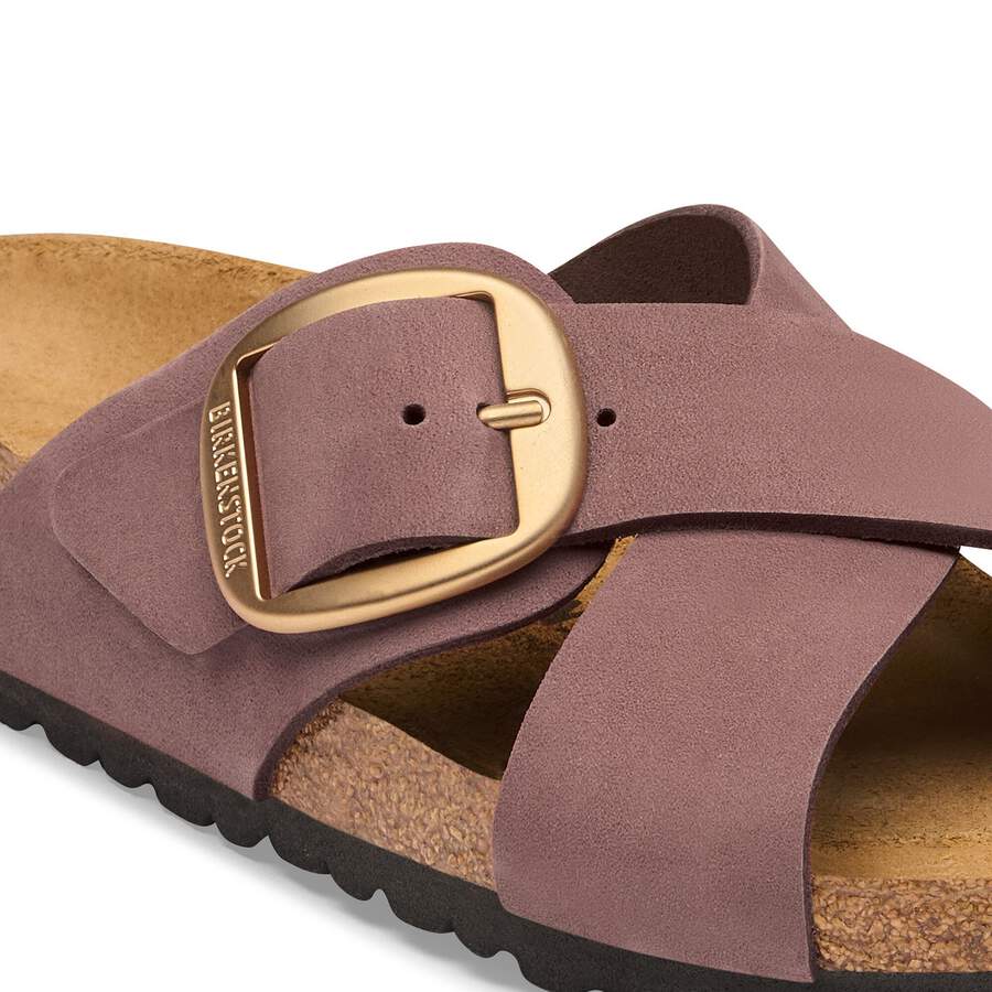 Siena Big Buckle Nubuck Leather - Pepper