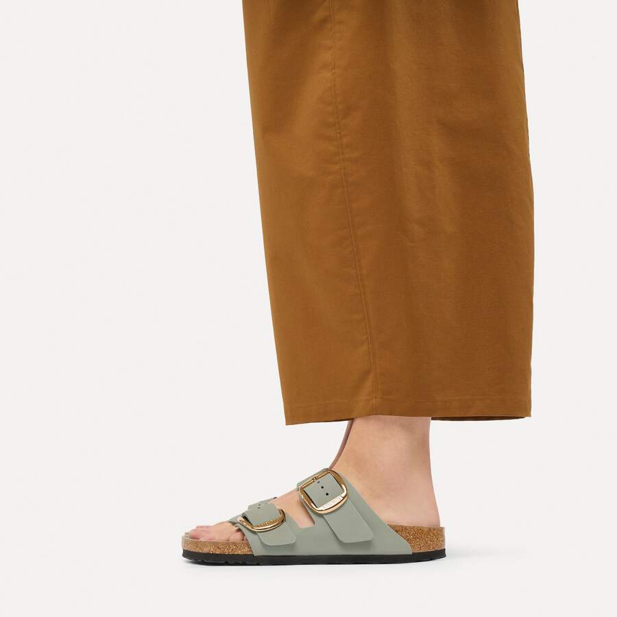 Arizona Big Buckle Natural Leather Oiled - Pure Sage
