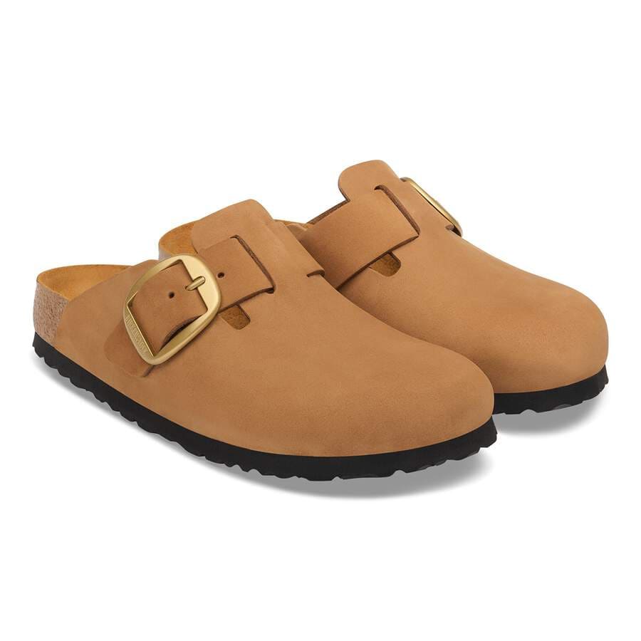 Boston Big Buckle Nubuck Leather - Mink Tonal