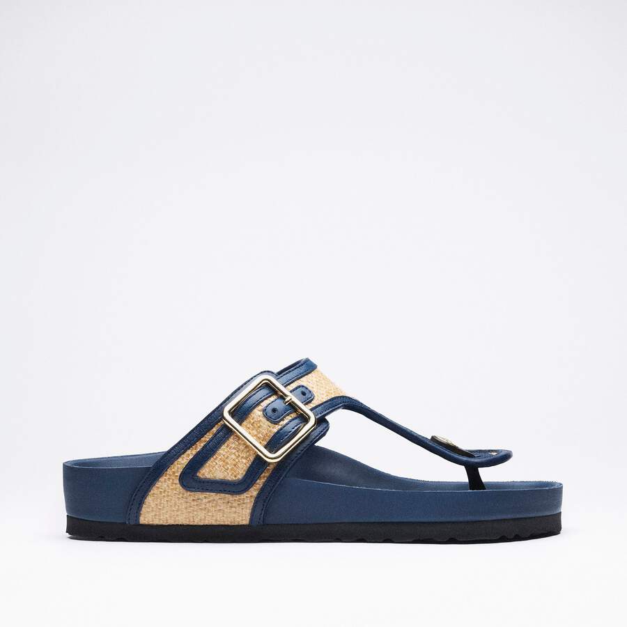 1774 Gizeh Raffia Synthetik - Midnight Navy