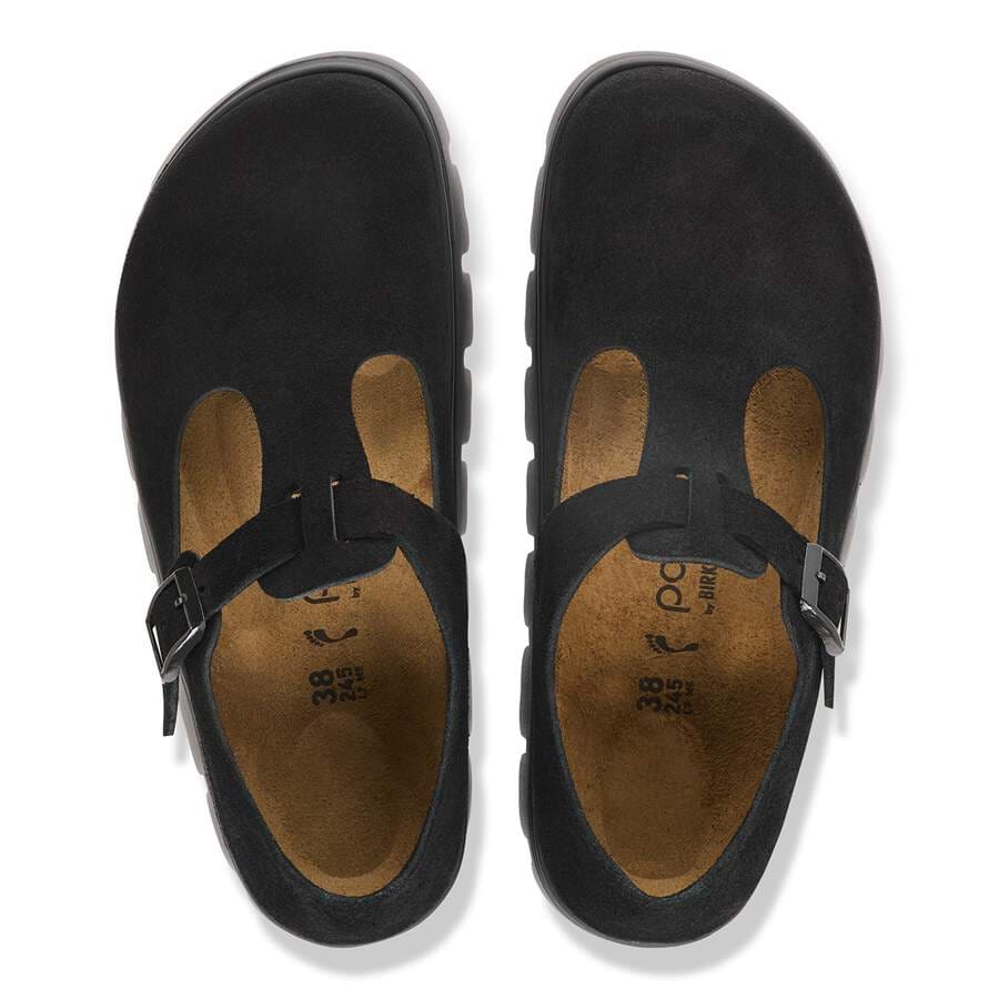 Paris Chunky Suede Leather - Black