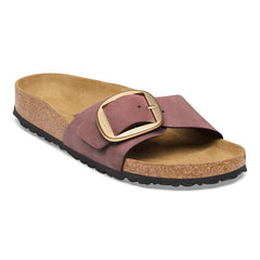 Madrid Big Buckle Nubuck Leather - Pepper