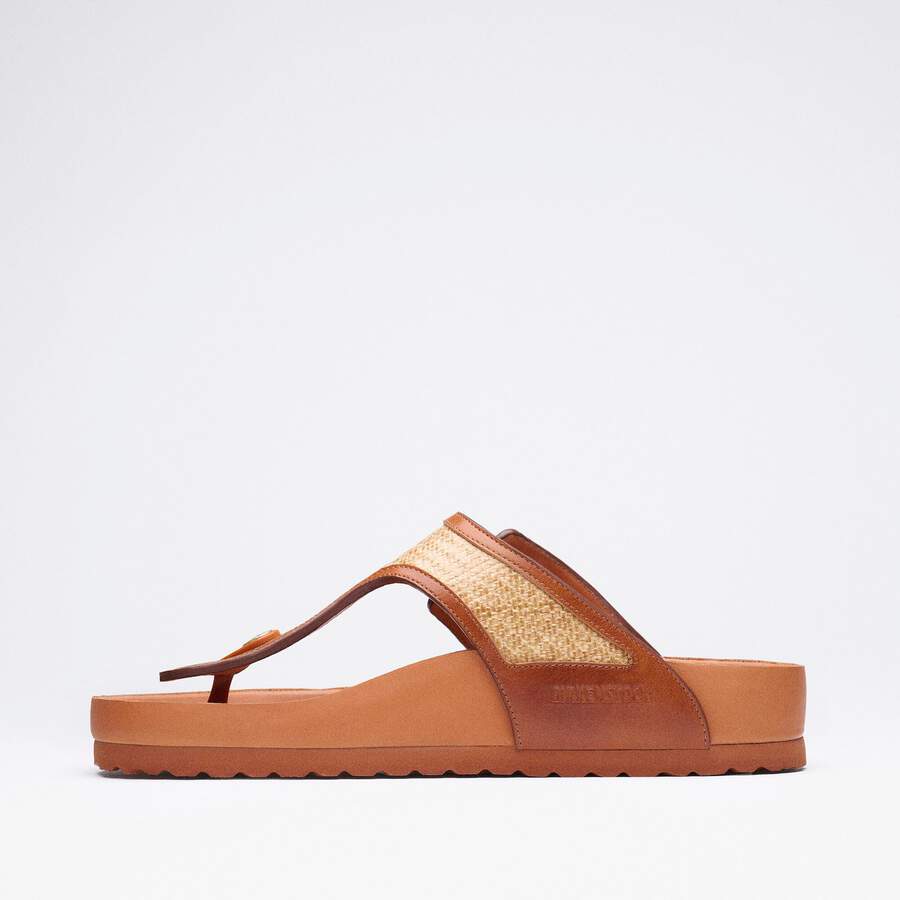 1774 Gizeh Raffia Synthetik - Ginger Brown