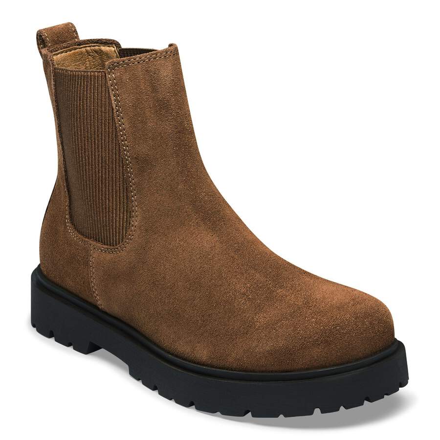Highwood Slip On Mid Suede Leather - Dark Tea