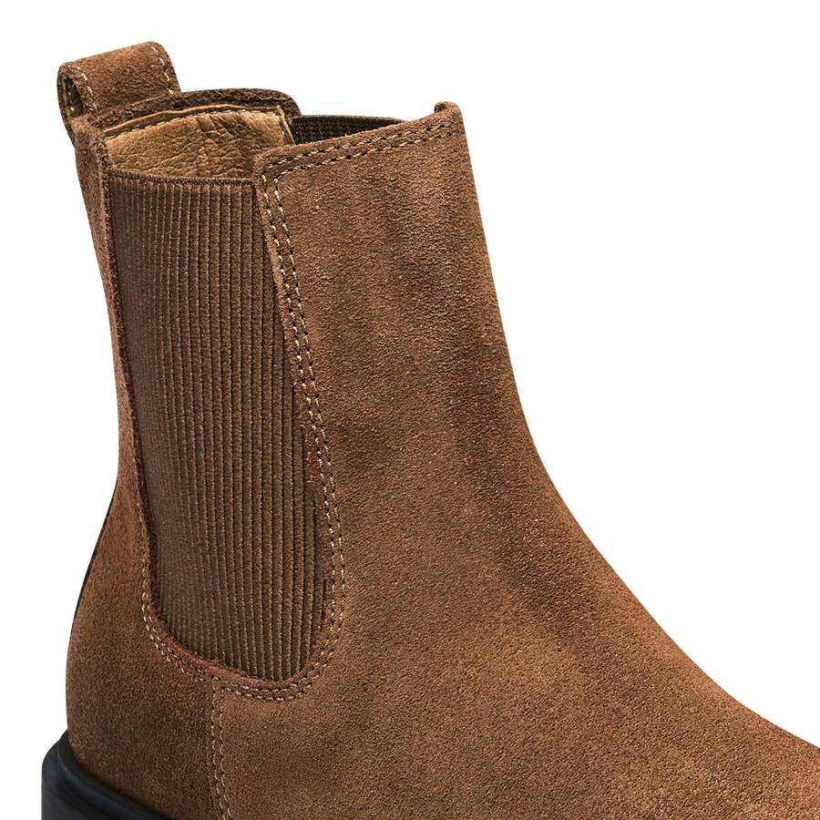 Highwood Slip On Mid Suede Leather - Dark Tea