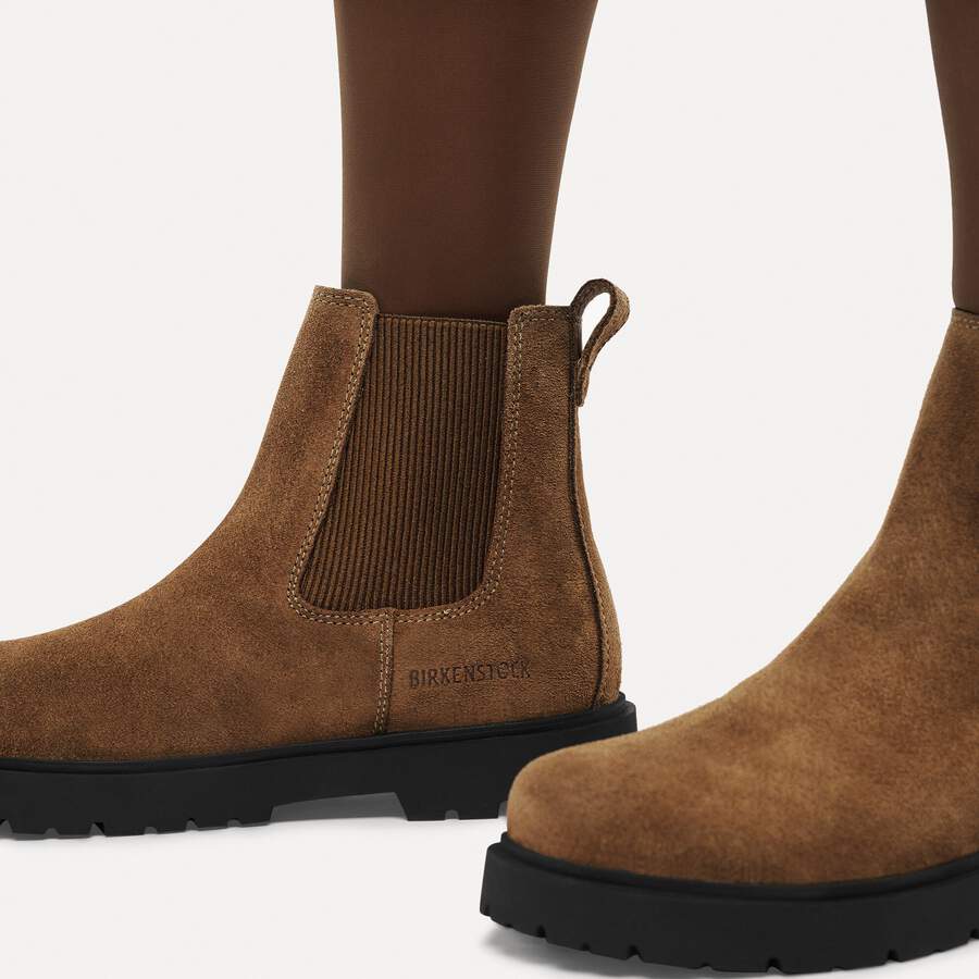 Highwood Slip On Mid Suede Leather - Dark Tea