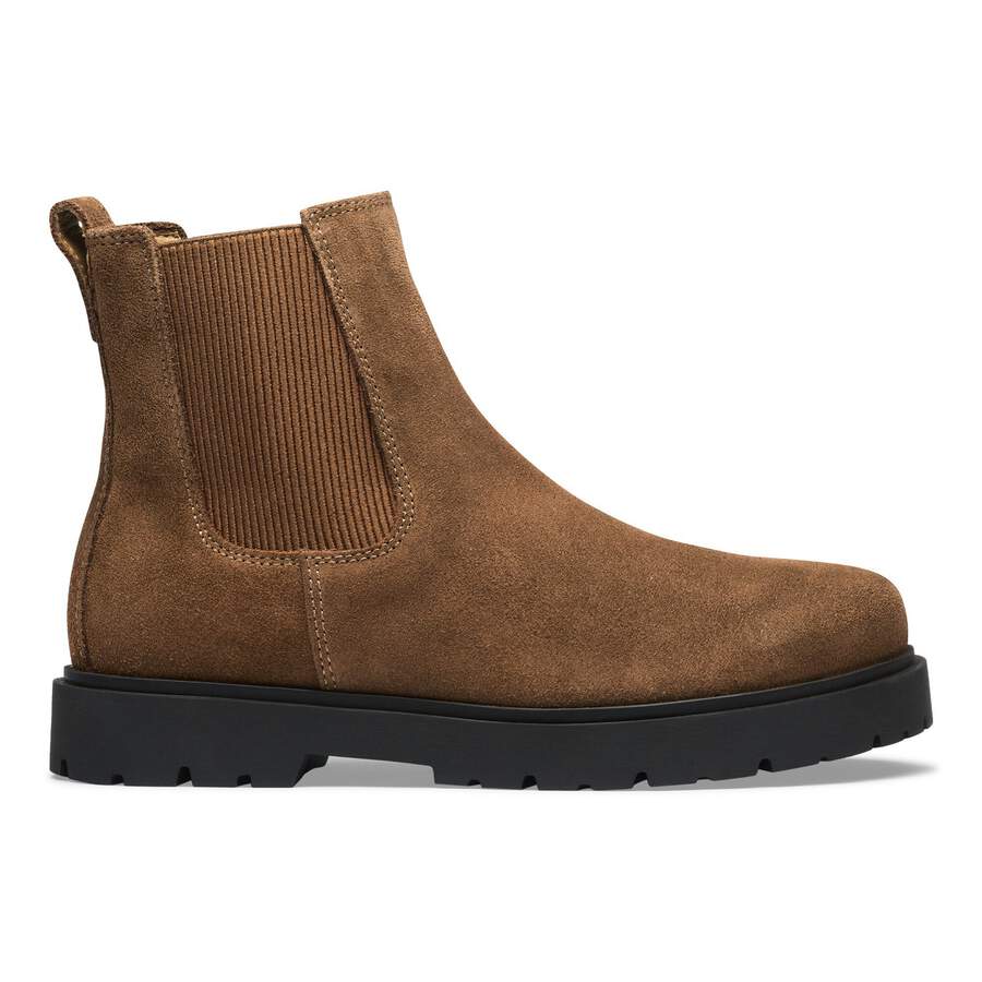 Highwood Slip On Mid Suede Leather - Dark Tea