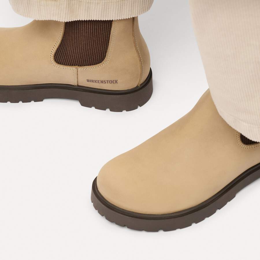 Highwood Slip On Mid Natural Leather Oiled - Tobacco Brown