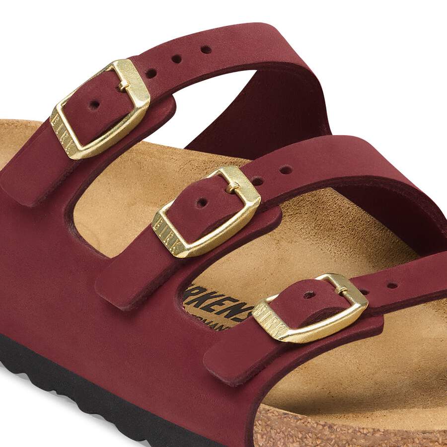 Florida Fresh Nubuck Leather - Zinfandel