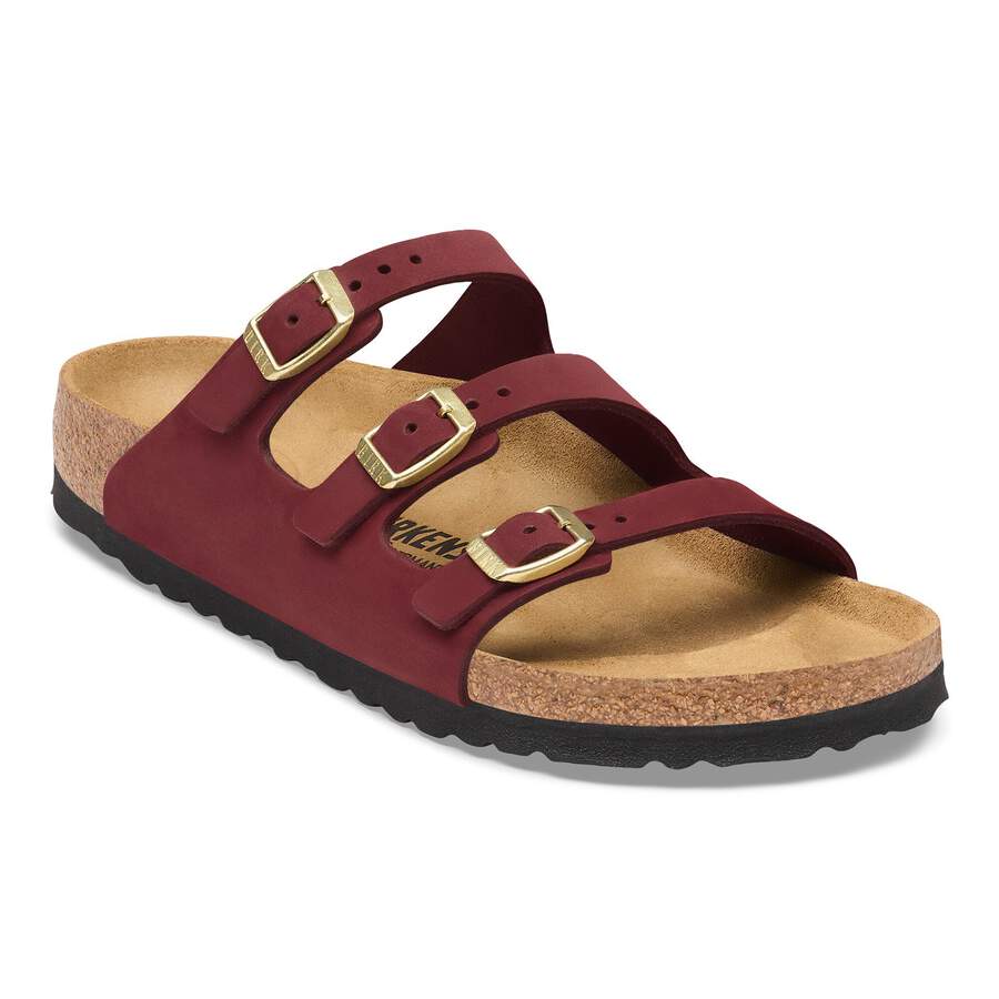 Florida Fresh Nubuck Leather - Zinfandel