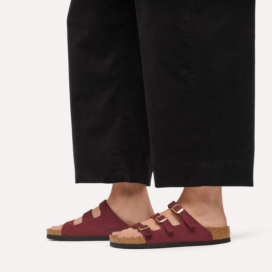 Florida Fresh Nubuck Leather - Zinfandel