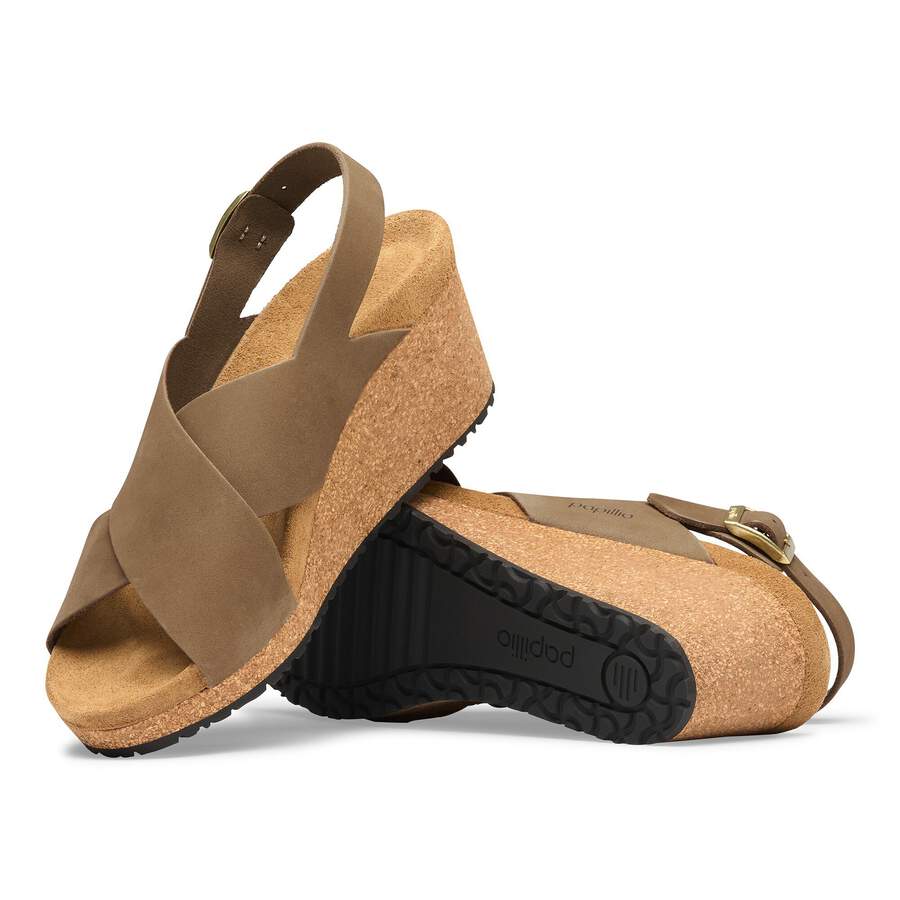 Samira Nubuck Leather - Dark Tea