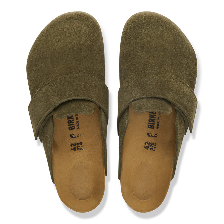 Loma Suede Leather - Thyme