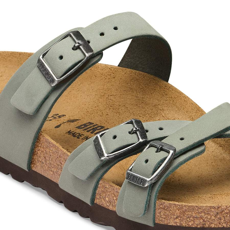 Franca Nubuck Leather - Pure Sage