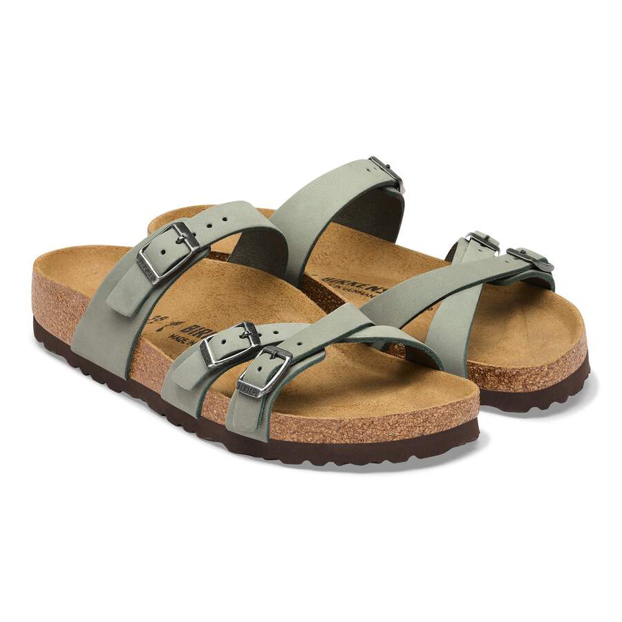 Franca Nubuck Leather - Pure Sage