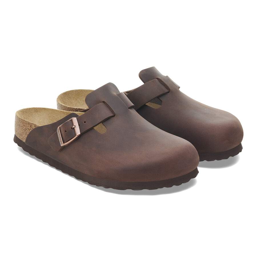 Boston Soft Footbed Natural Leather Oiled - Habana