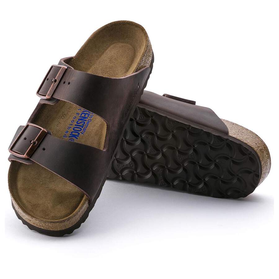 Arizona Soft Footbed Natural Leather Oiled - Habana