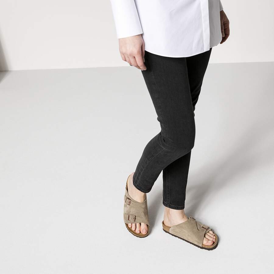 Zürich Suede Leather - Taupe