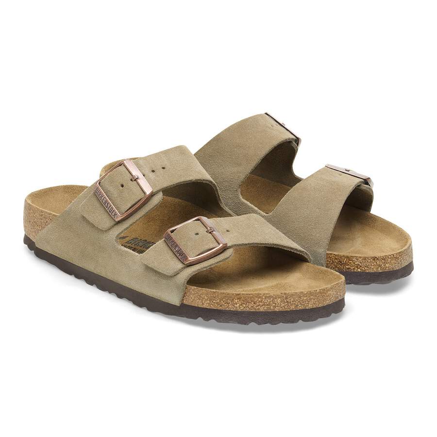 Arizona Suede Leather Taupe - Taupe