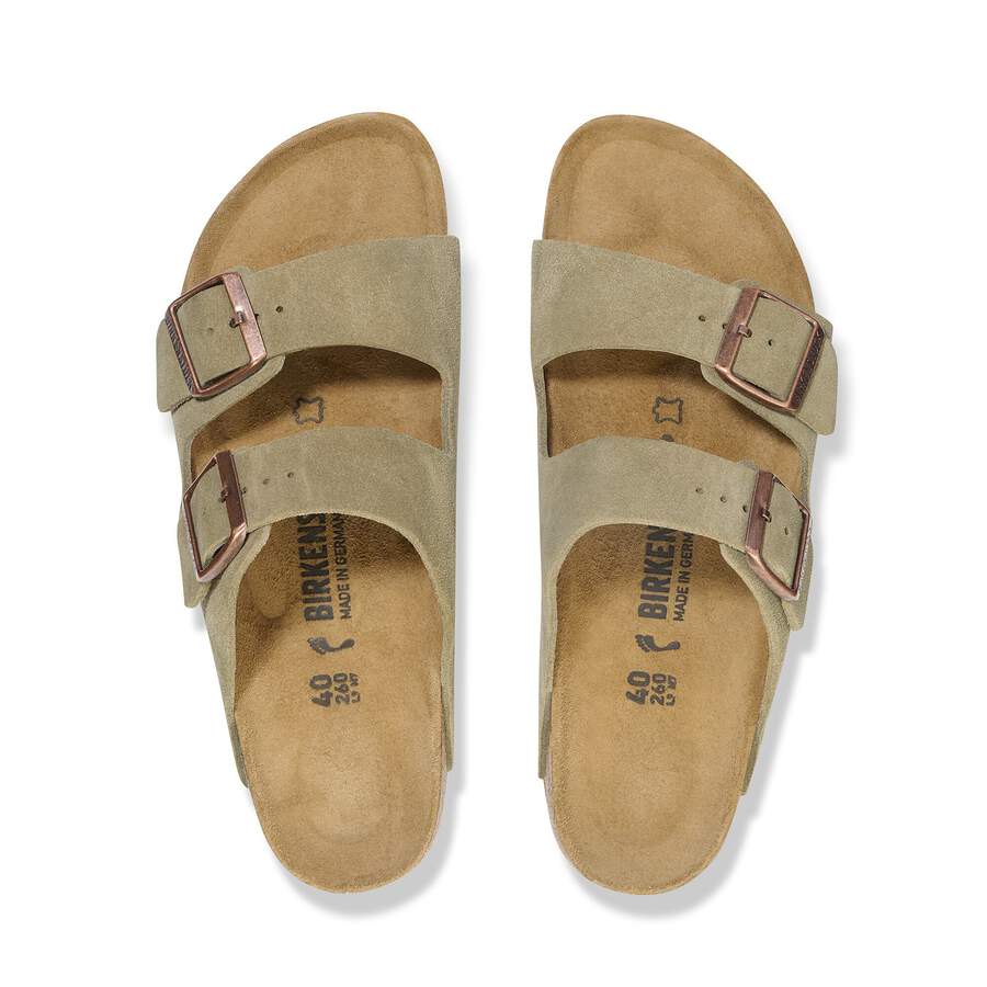 Arizona Suede Leather Taupe - Taupe