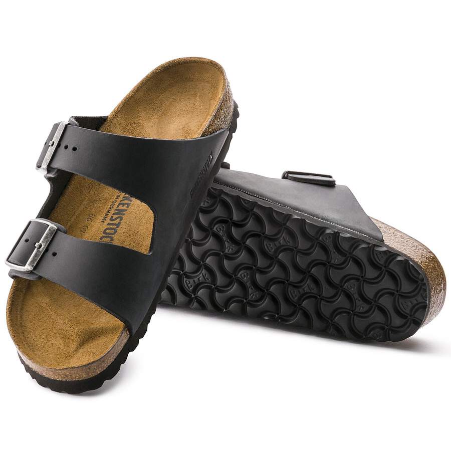 Arizona Natural Leather Oiled - Black
