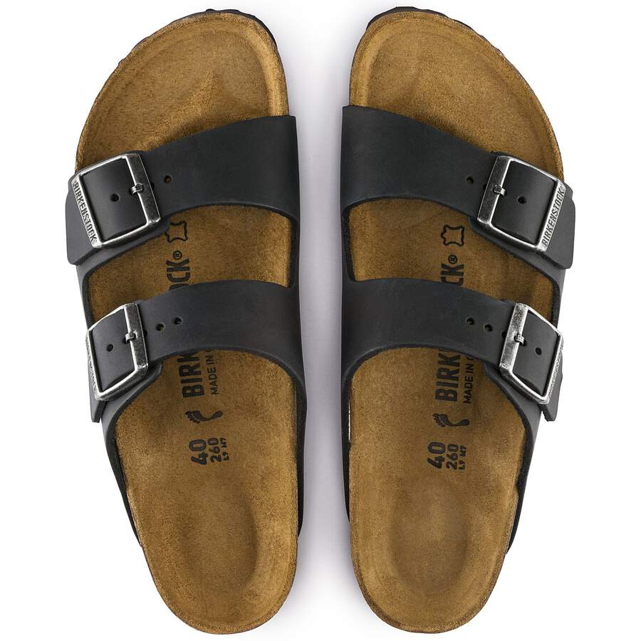 Arizona Natural Leather Oiled - Black
