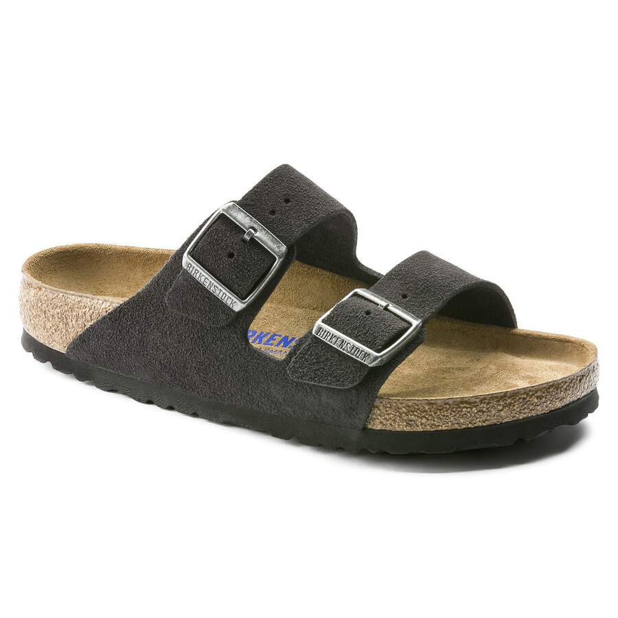 Arizona Soft Footbed Suede Leather - Velvet Gray