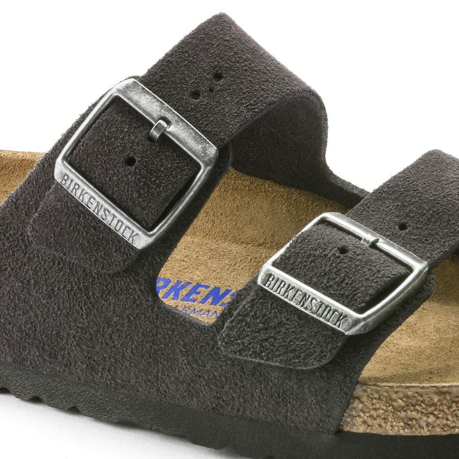 Arizona Soft Footbed Suede Leather - Velvet Gray
