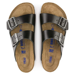Arizona Soft Footbed Waxy Leather - Amalfi Black