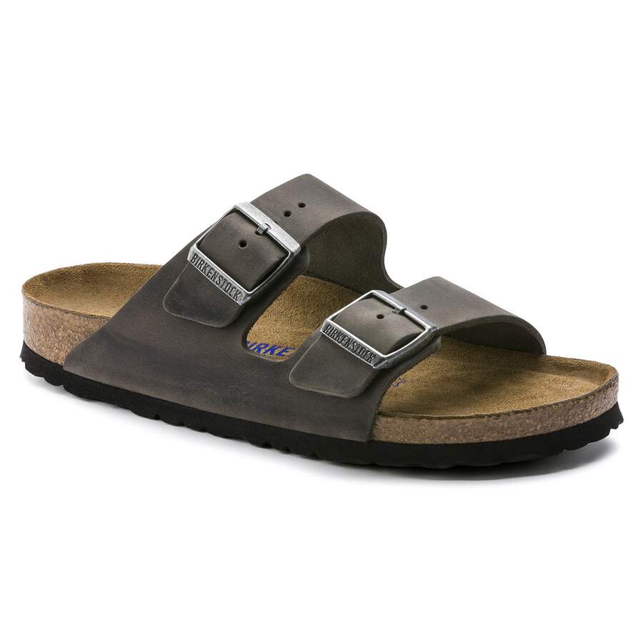 Arizona Soft Footbed Waxy Leather - Iron