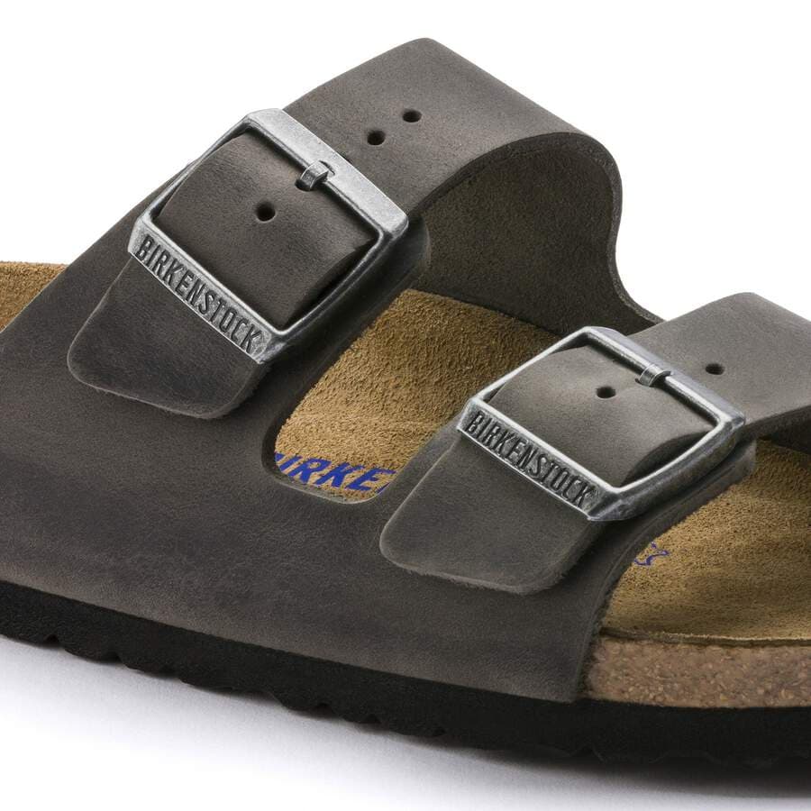 Arizona Soft Footbed Waxy Leather - Iron