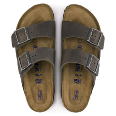 Arizona Soft Footbed Waxy Leather - Iron