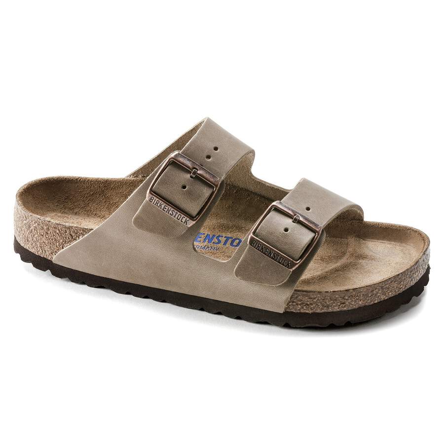 Arizona Soft Footbed Natural Leather Oiled - Tobacco Brown