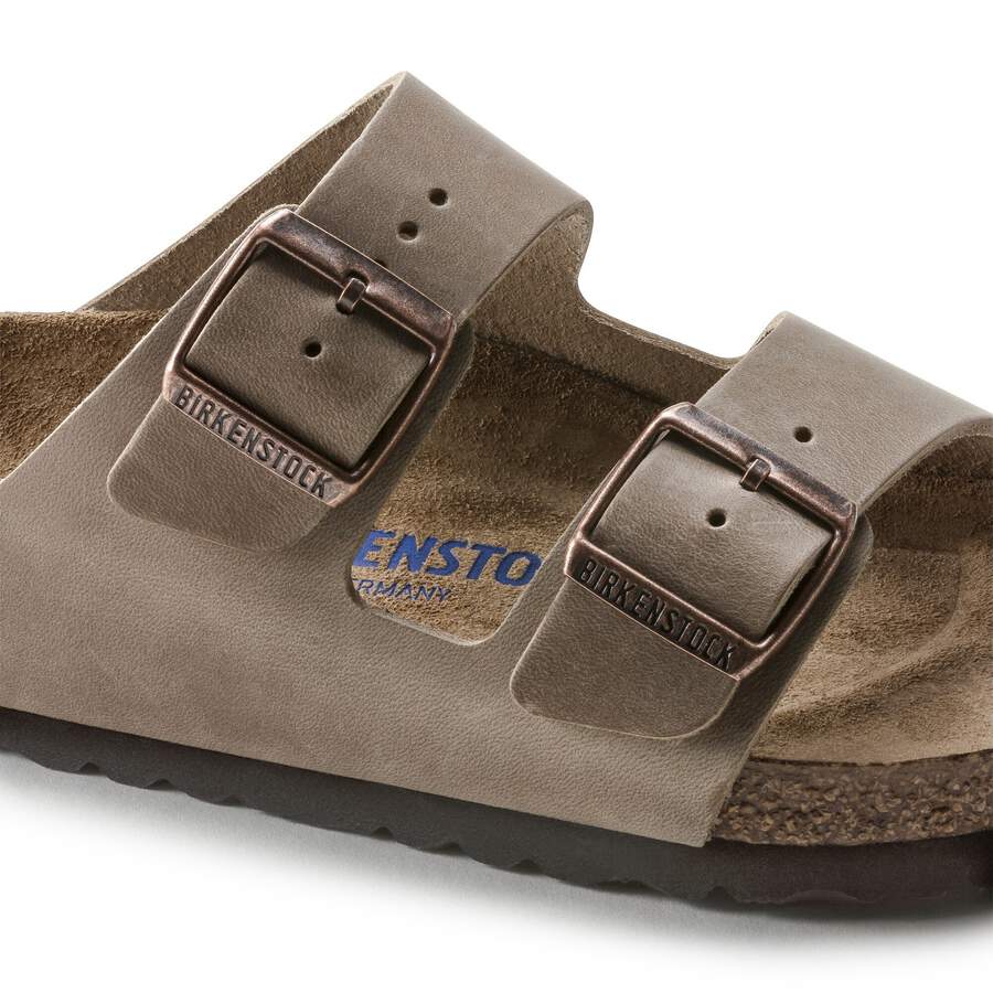 Arizona Soft Footbed Natural Leather Oiled - Tobacco Brown