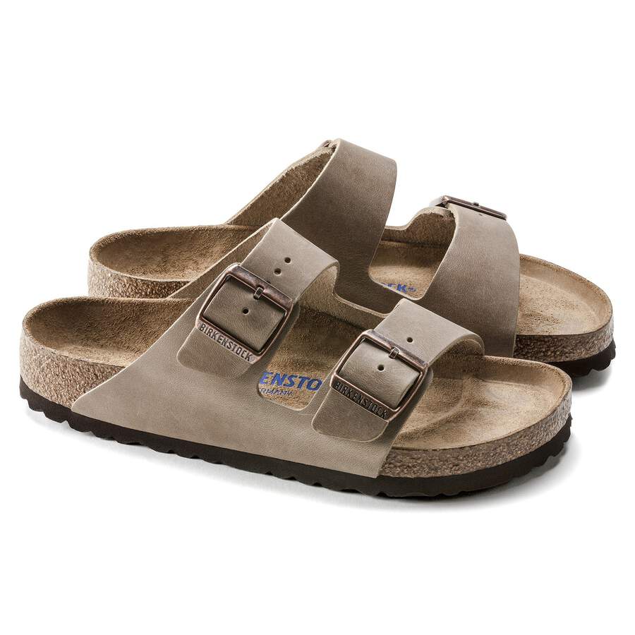 Arizona Soft Footbed Natural Leather Oiled - Tobacco Brown