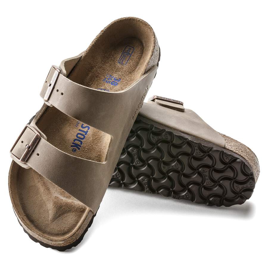 Arizona Soft Footbed Natural Leather Oiled - Tobacco Brown