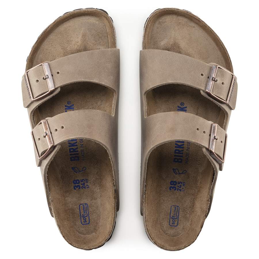 Arizona Soft Footbed Natural Leather Oiled - Tobacco Brown