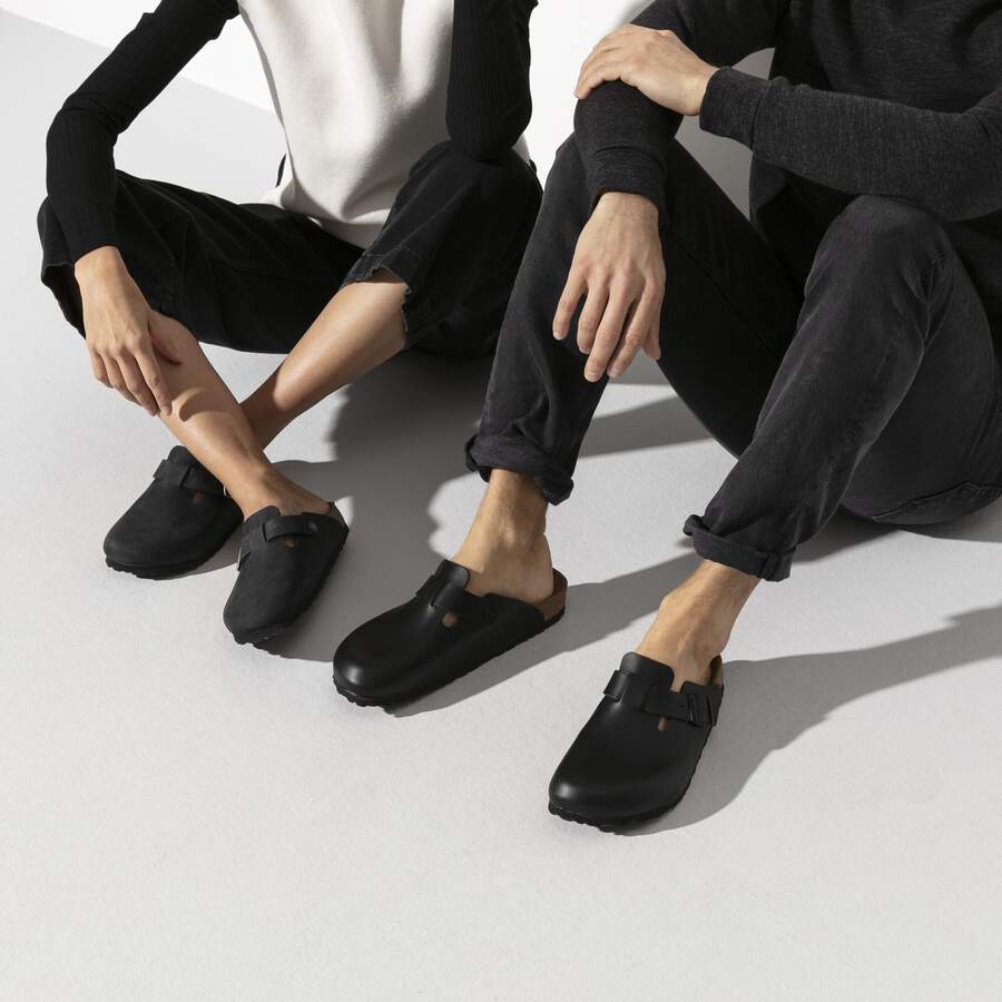 Boston Natural Leather Oiled - Black