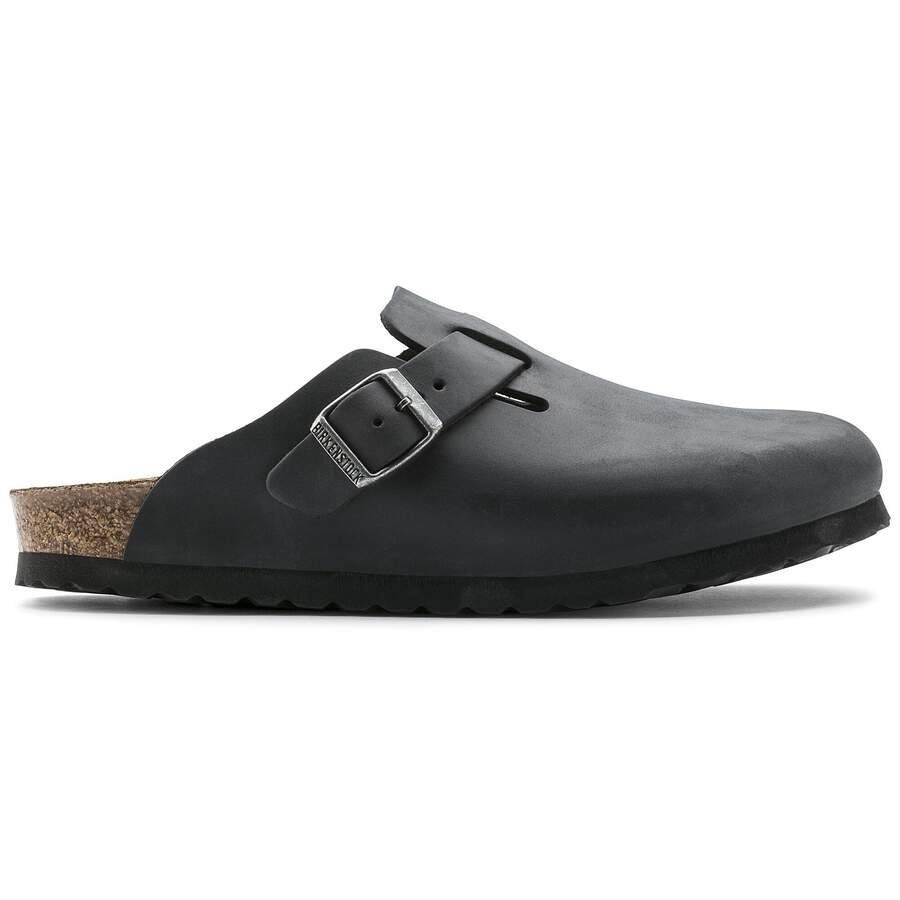 Boston Natural Leather Oiled - Black